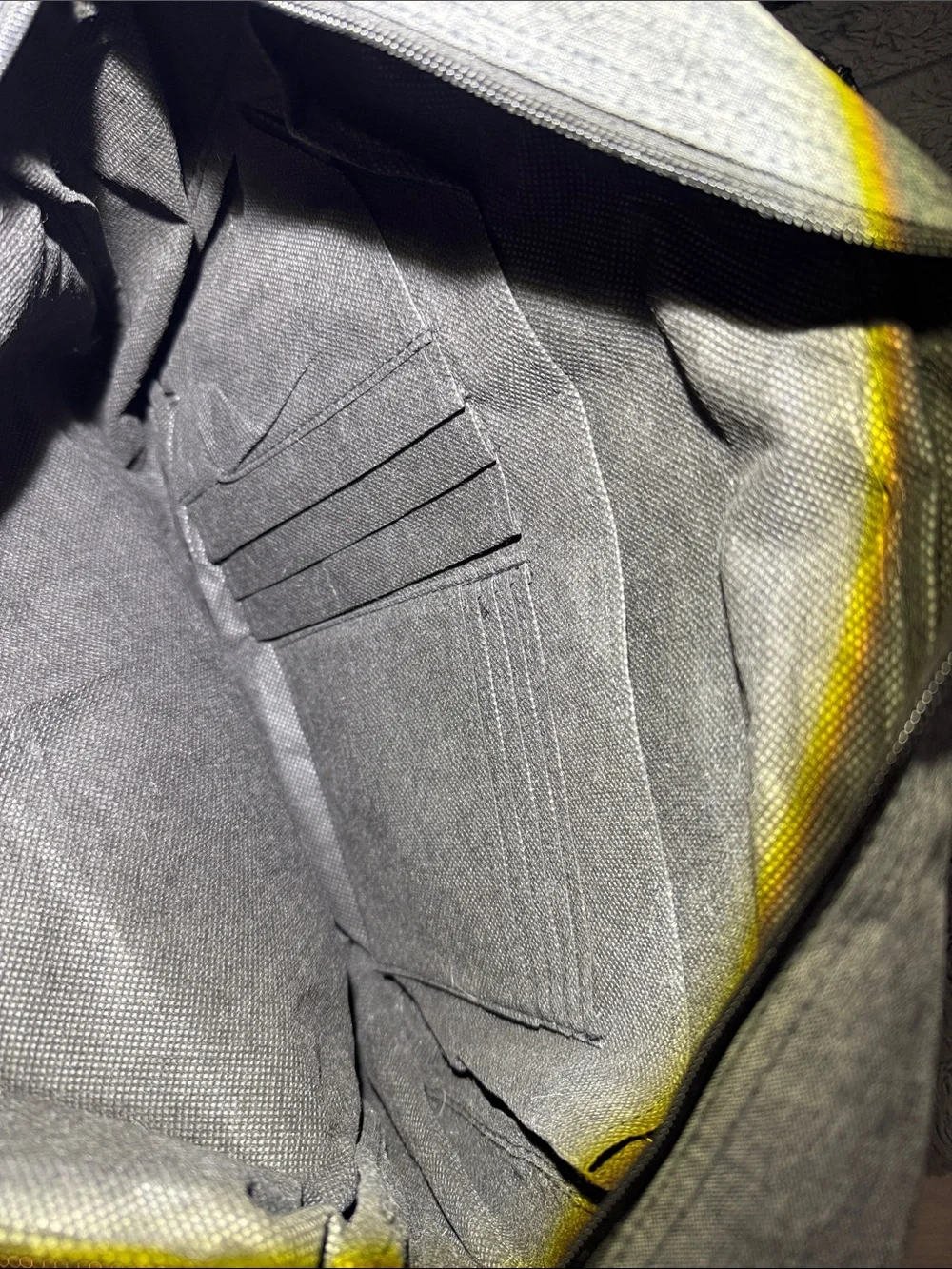 Men’s Gray Shoulder Bag